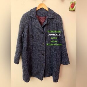 True Vintage Mohair Coat with some Updates
fits a range of sizes up to US 14